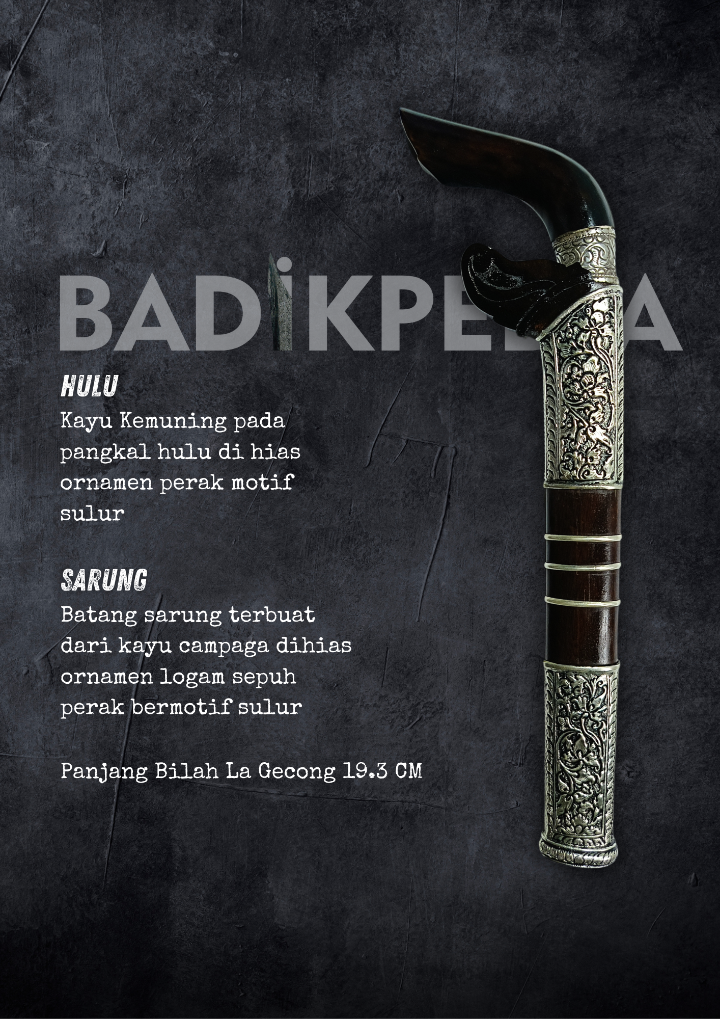 Badik La Gecong 02