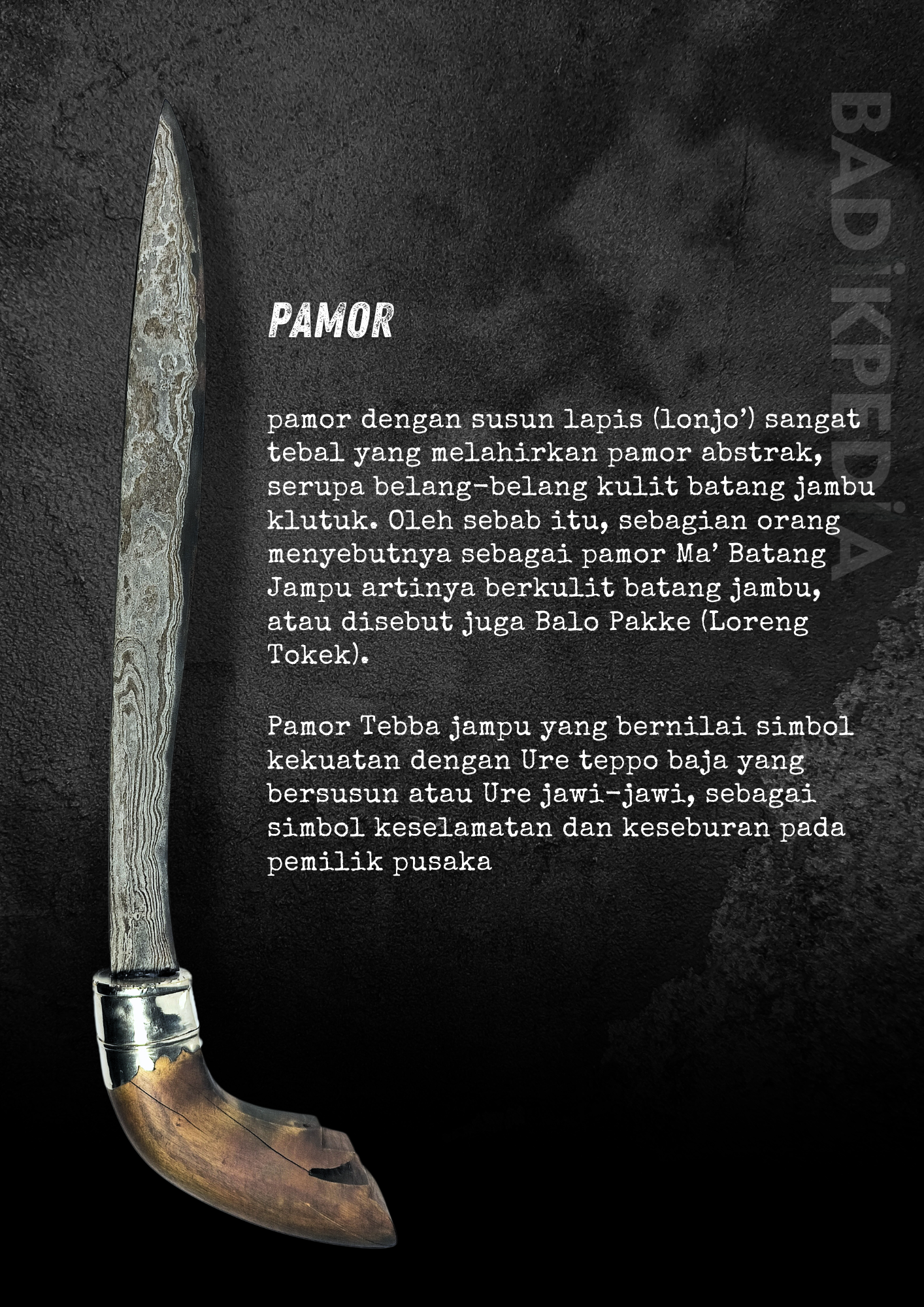 Badik Toasi La Mallinrung Mpulu 2
