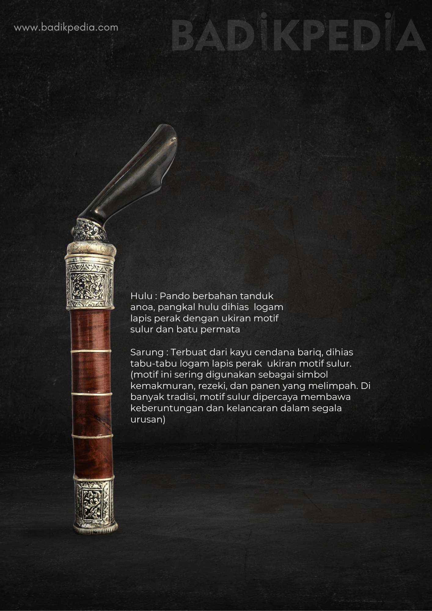 36 Keris kontenporer Pusaka Bugis Luwu
