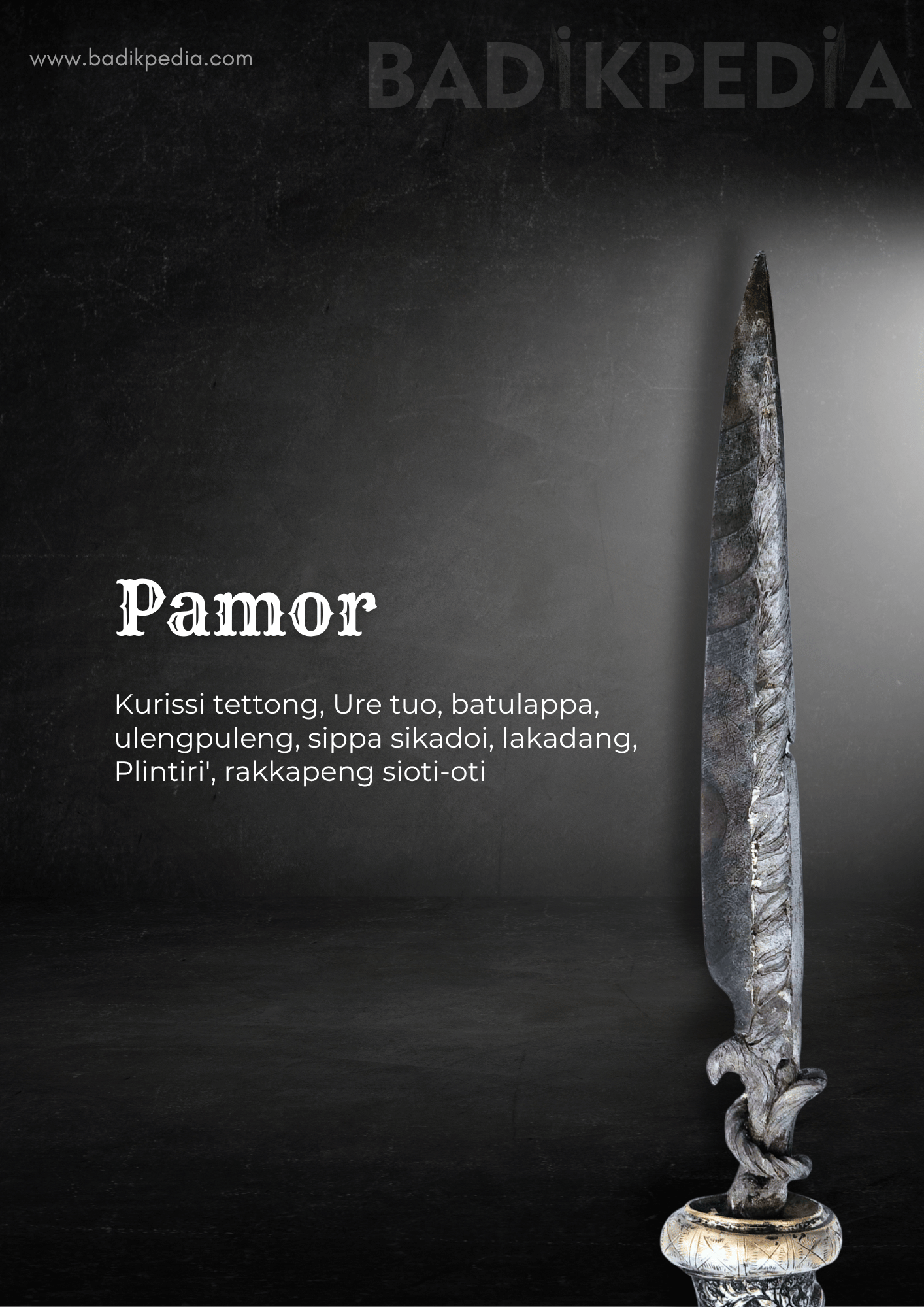 37 Keris kontenporer Pusaka Bugis Luwu