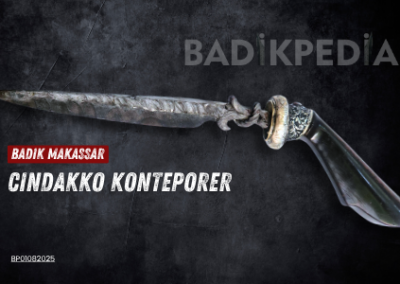 Badik Cindakko Kontenporer – BP01082025