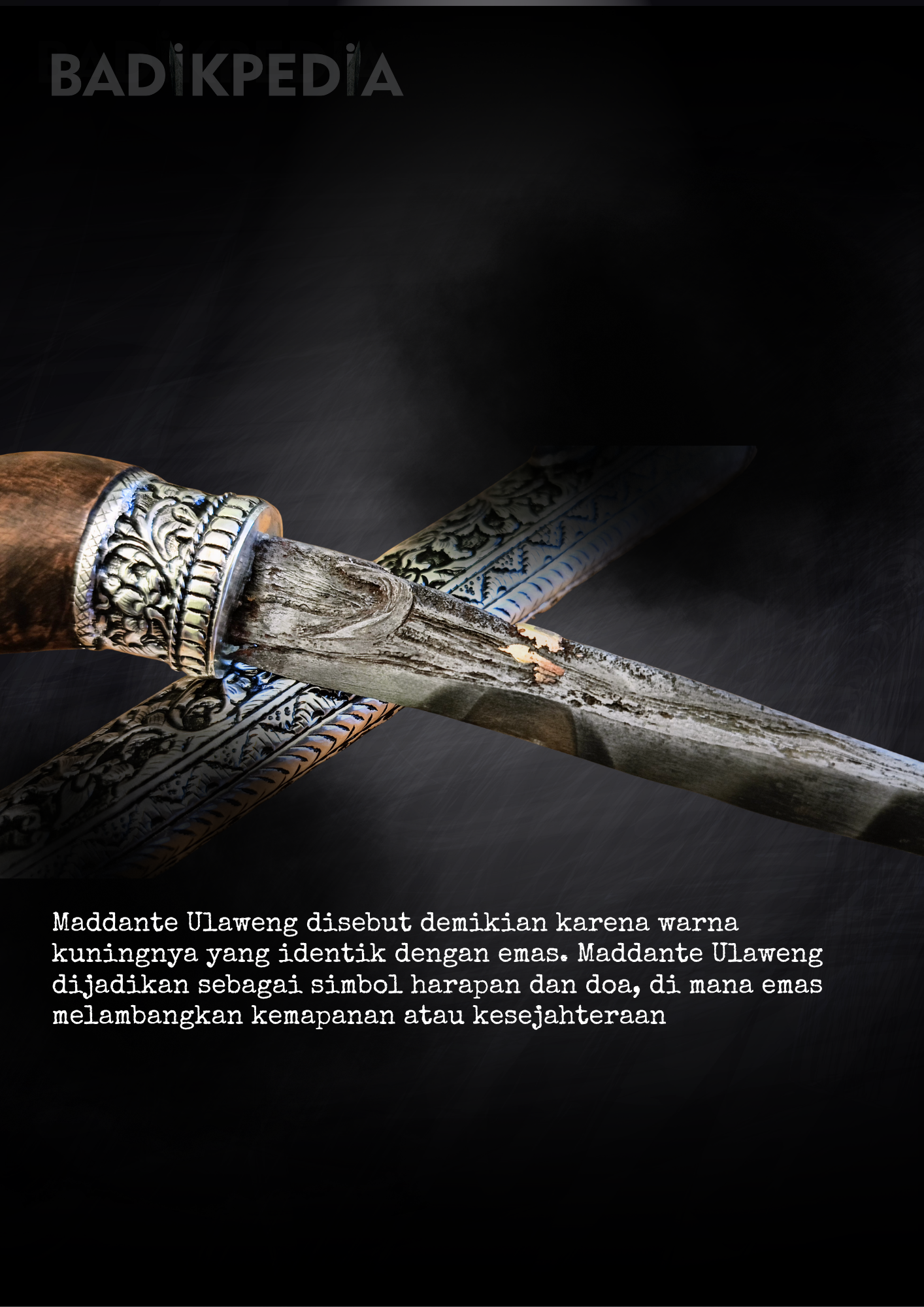 Keris kontenporer Pusaka Bugis Luwu